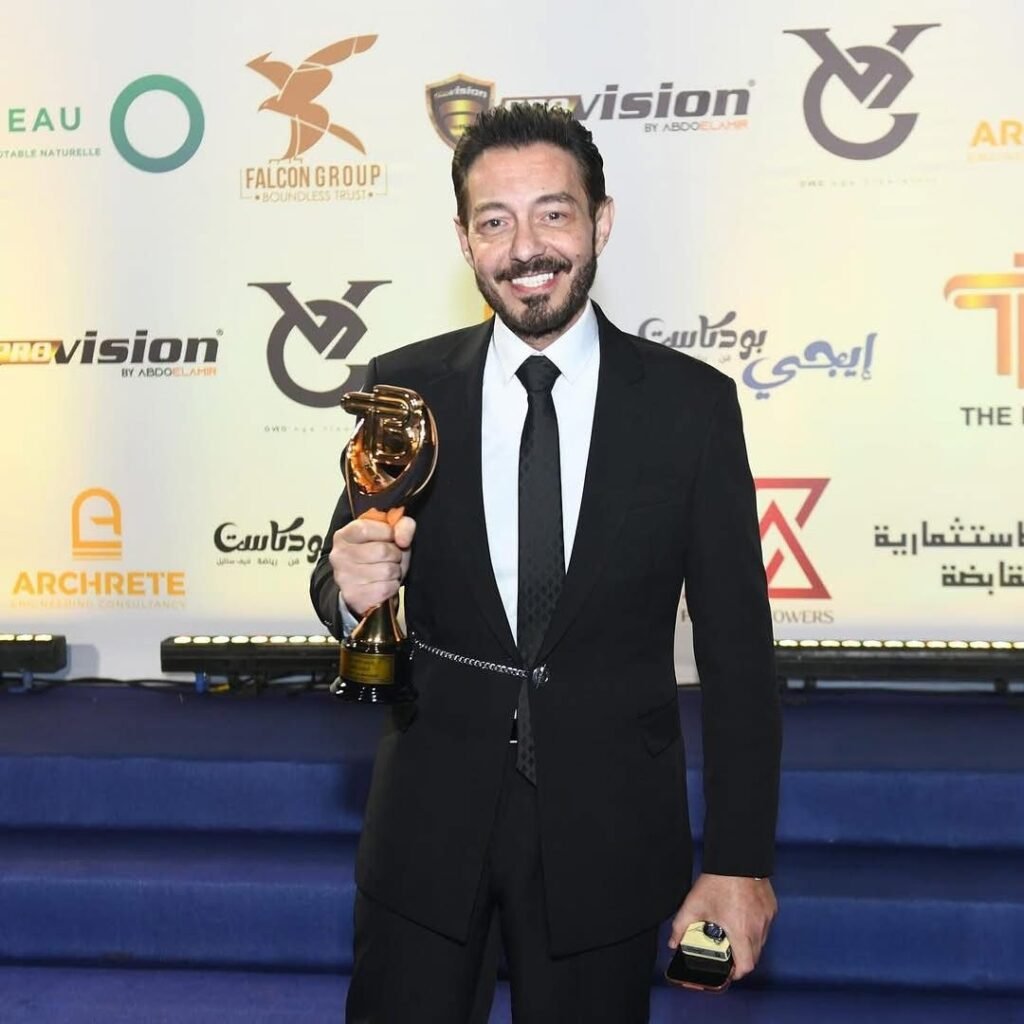 أحمد زاهر.. أفضل ممثل في The Best 2025